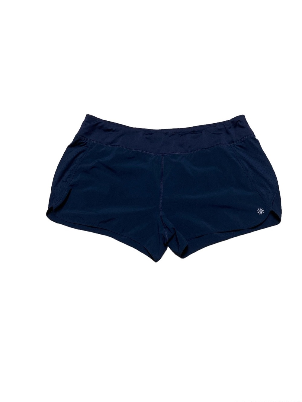 Athleta Athletic Shorts Women’s XL Navy Blue Athleisure Gym Bottoms Loungwear